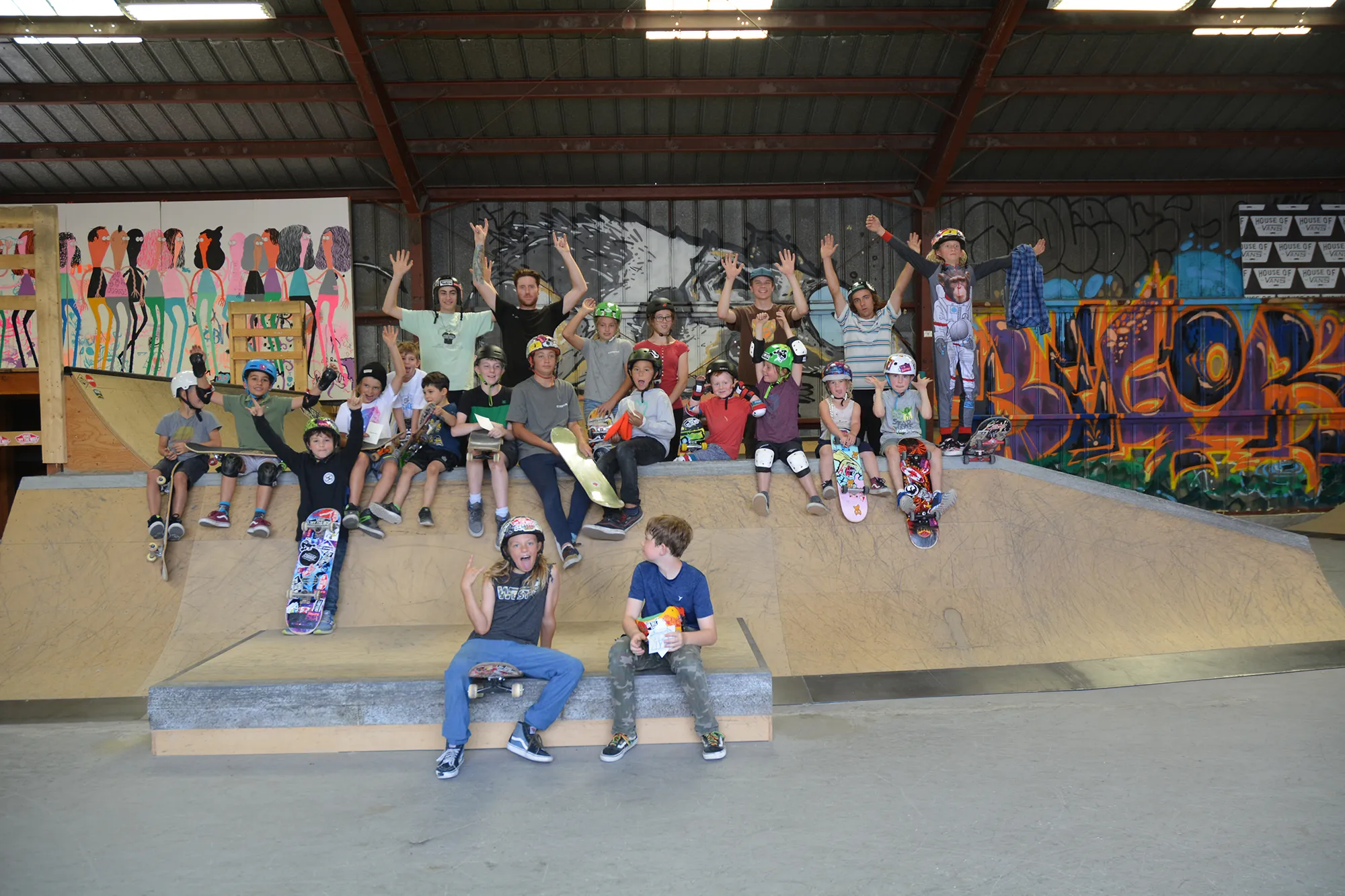 Kids Skateboarding
